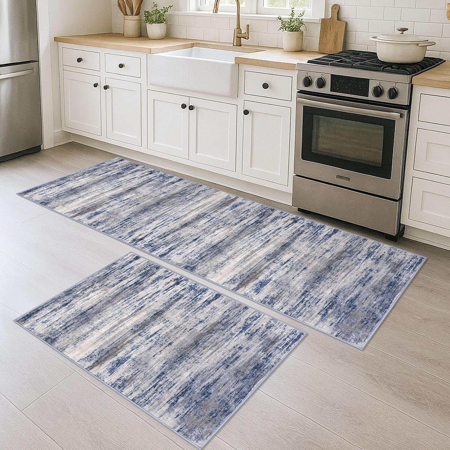 KOZYFLY Modern Abstract Area Rugs for Living Room and Office