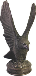 Freedom Eagle Statue Natural Bronze Appearance - 32in Garden Accent