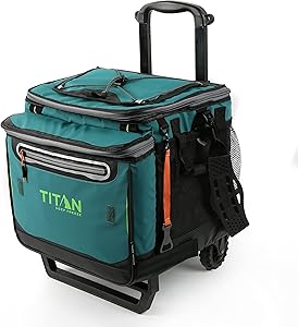 Arctic Zone Titan Deep Freeze 60 Can Rolling Cooler with Wheels