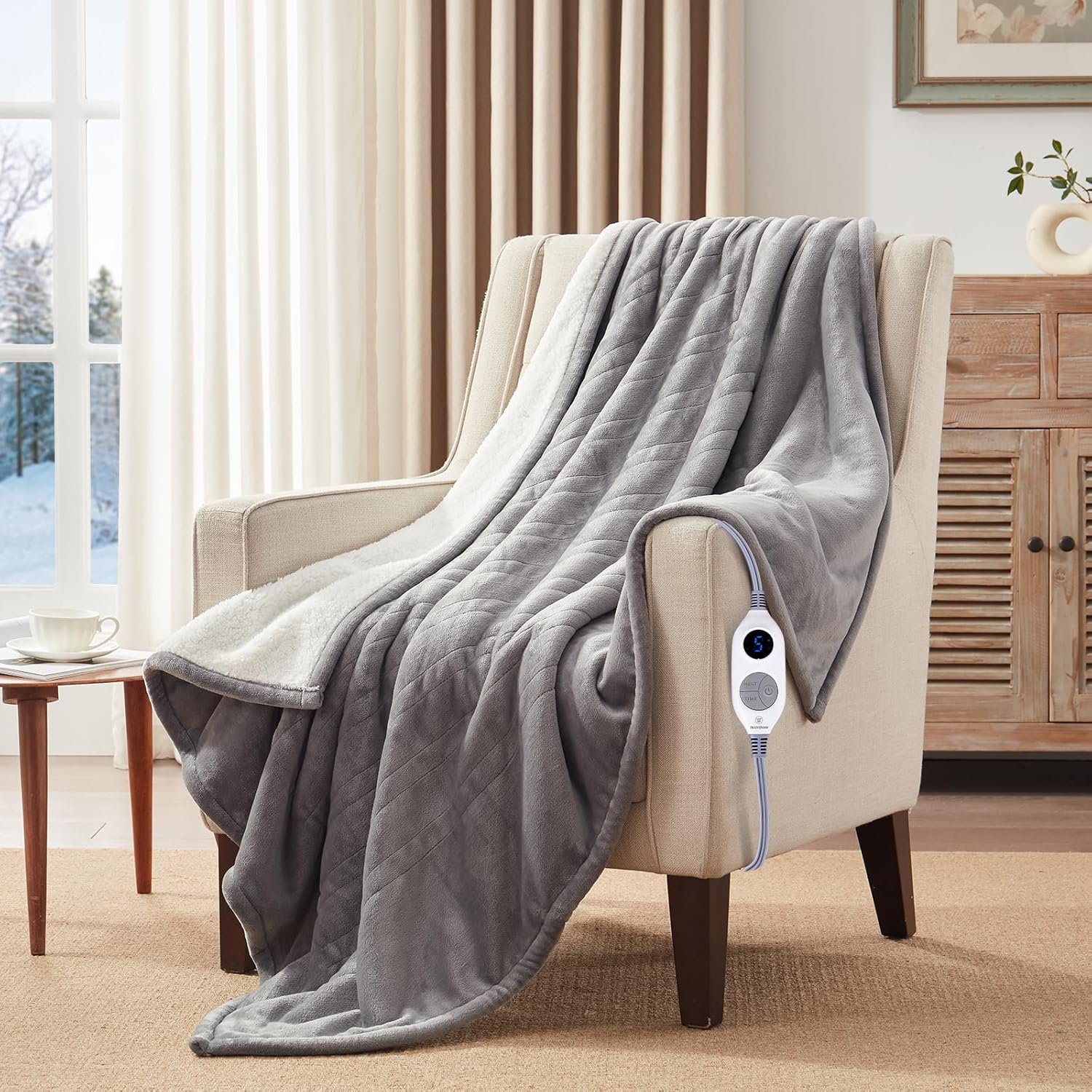 Westinghouse Heated Throw Blanket for Ultimate Comfort and Warmth