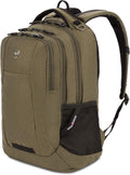 SwissGear Cecil 5505 Laptop Backpack, Olive - 18in Daily Commuter