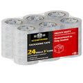 Heavy Duty Packing Tape 24 Rolls 1632Y Total - Ultra Strong Clear Tape