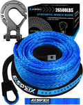 Synthetic Winch Rope Kit 3/8 in x 85 ft - Lightweight High Strength