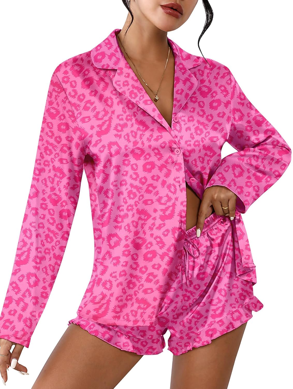 Ekouaer Womens Satin Pajama Sets for Ultimate Comfort and Style