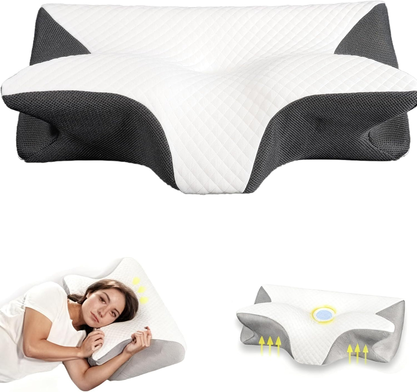 Neckhaven Pillow for Pain Relief & Sleeping - Ergonomic Support