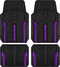 Skechers Car Floor Mats Full Set - Heavy Duty All-Weather Protection