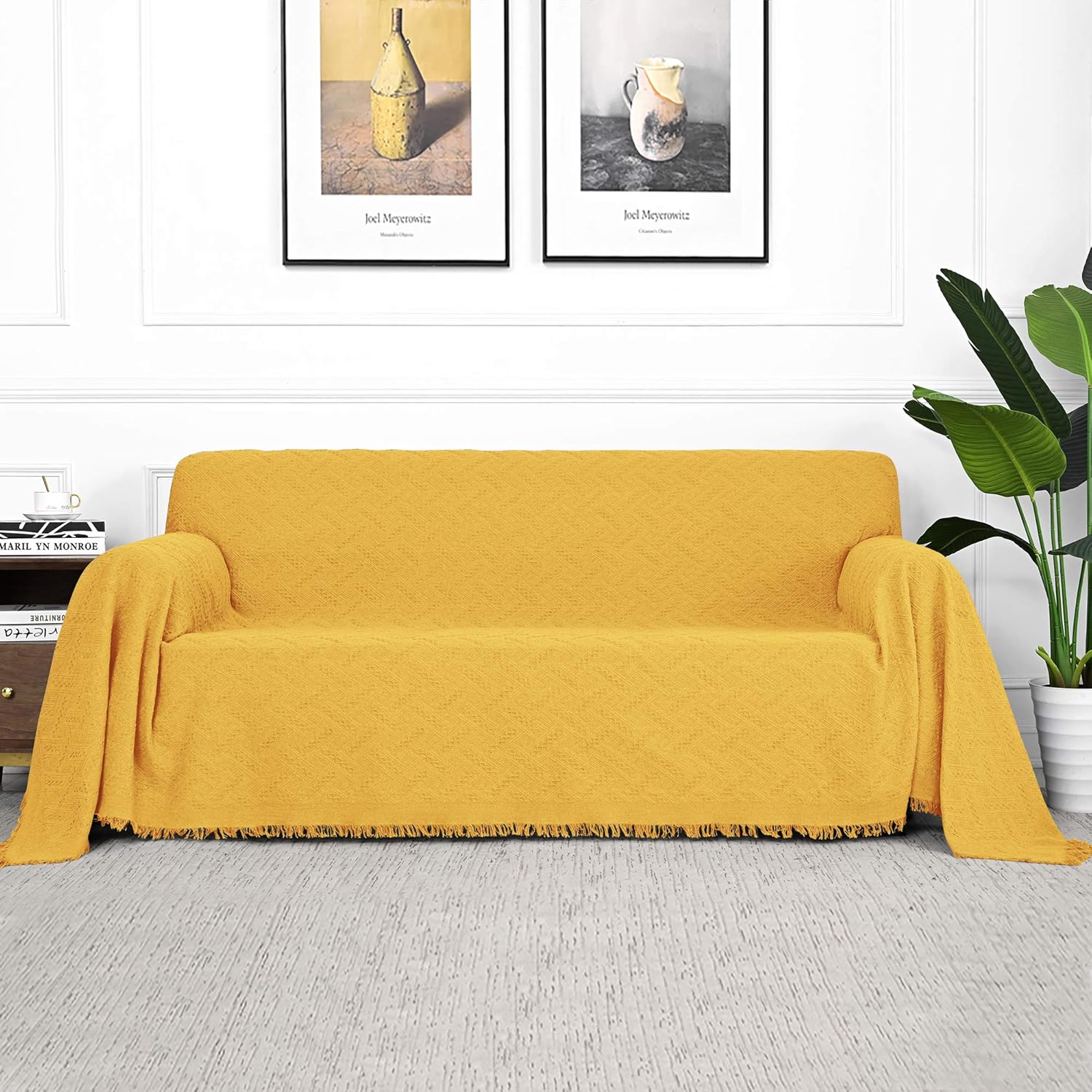 MYSKY HOME Sofa Covers for 2 Cushion Couch, X-Large Size