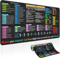 Waterproof Desk Mat Excel Cheat Sheet Desk Pad - XL Work Surface