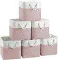 Cube Storage Bins 6 Pack 11x11 inch for Closet and Toys