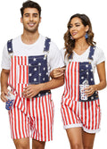 Festival Overalls for Men Fashion Jumpsuits Shorts Romper Bibs
