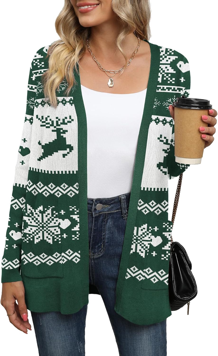 LILBETTER Womens Casual Lightweight Long Sleeve Cardigan Sweater