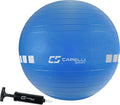 Exercise Ball for Yoga and Pilates 55 cm - Stable Core Trainer