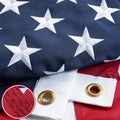 Bradford Embroidered 420D American Flag 5x8 ft - Heavy Duty Outdoor
