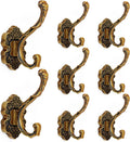 Zonon Vintage Coat Hooks Set of 8 for Stylish Organization