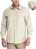 33,000ft Men's Long Sleeve Sun Protection Shirt UPF 50 (Style 3X82)