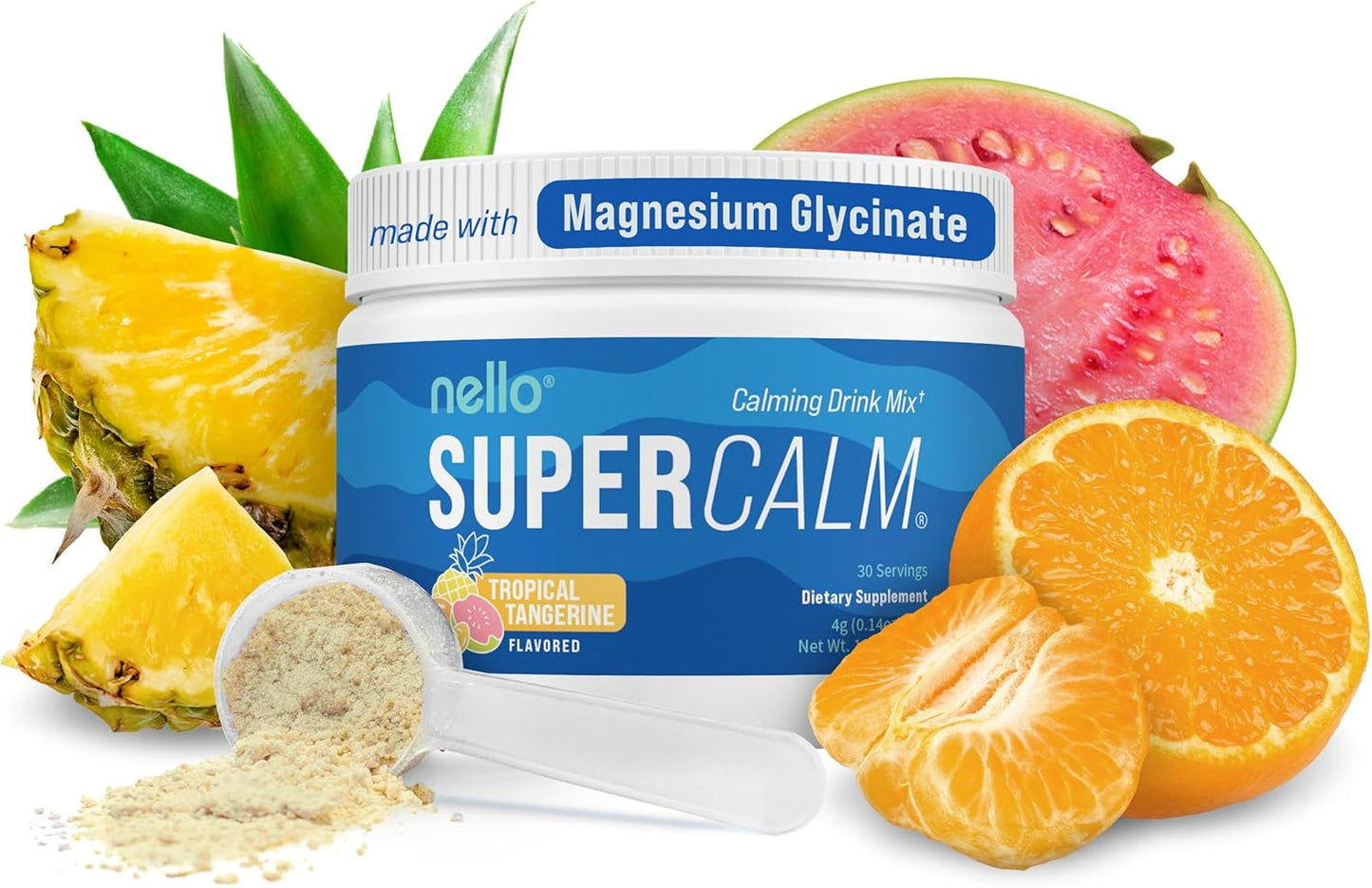 Supercalm Powdered Drink Mix for Relaxation & Focus