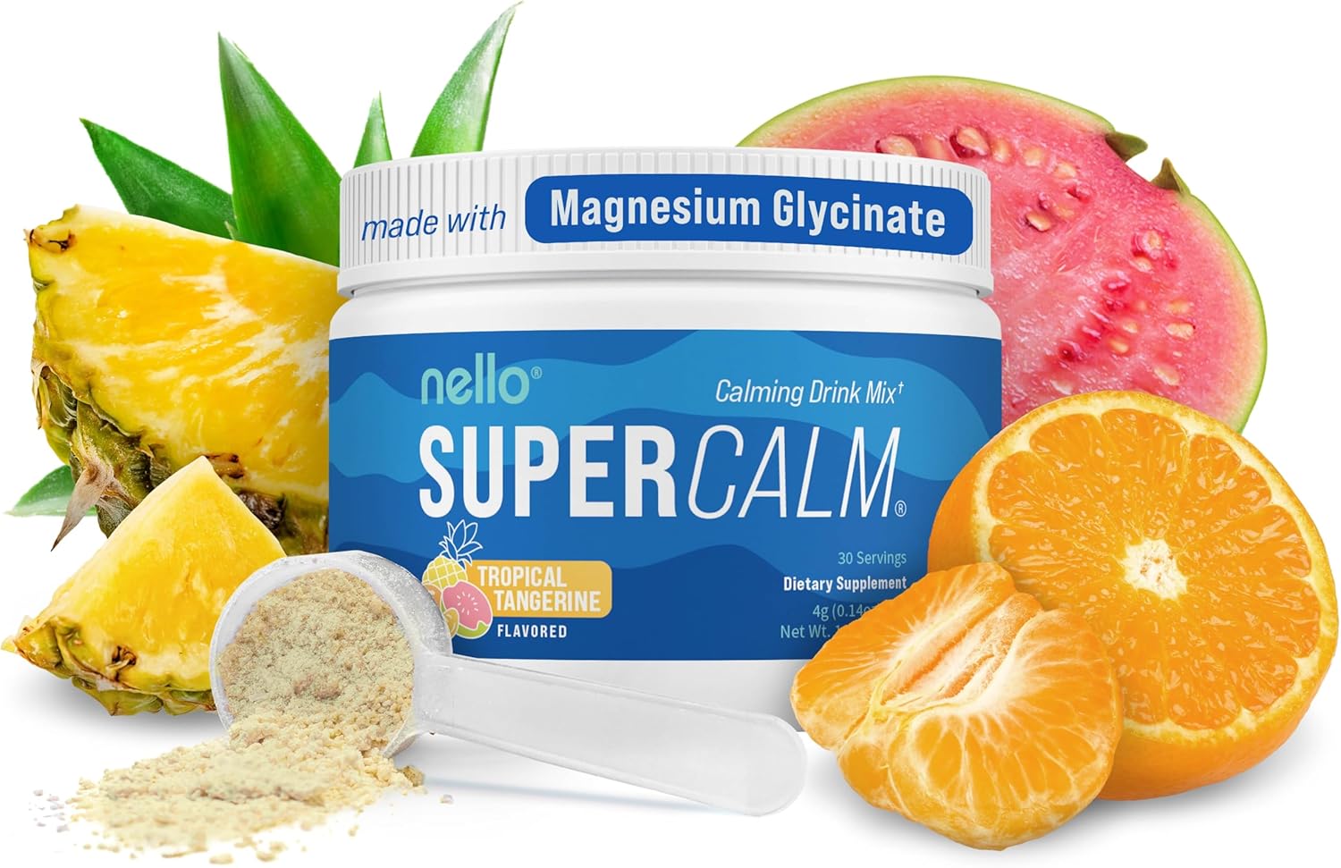 Supercalm Powdered Drink Mix for Relaxation & Focus