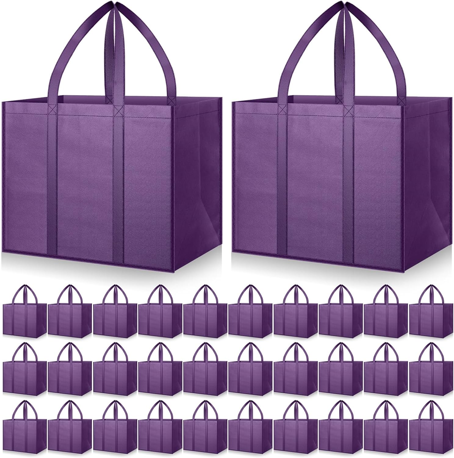 Reusable Grocery Bags Bulk Heavy Duty Large Shopping Totes