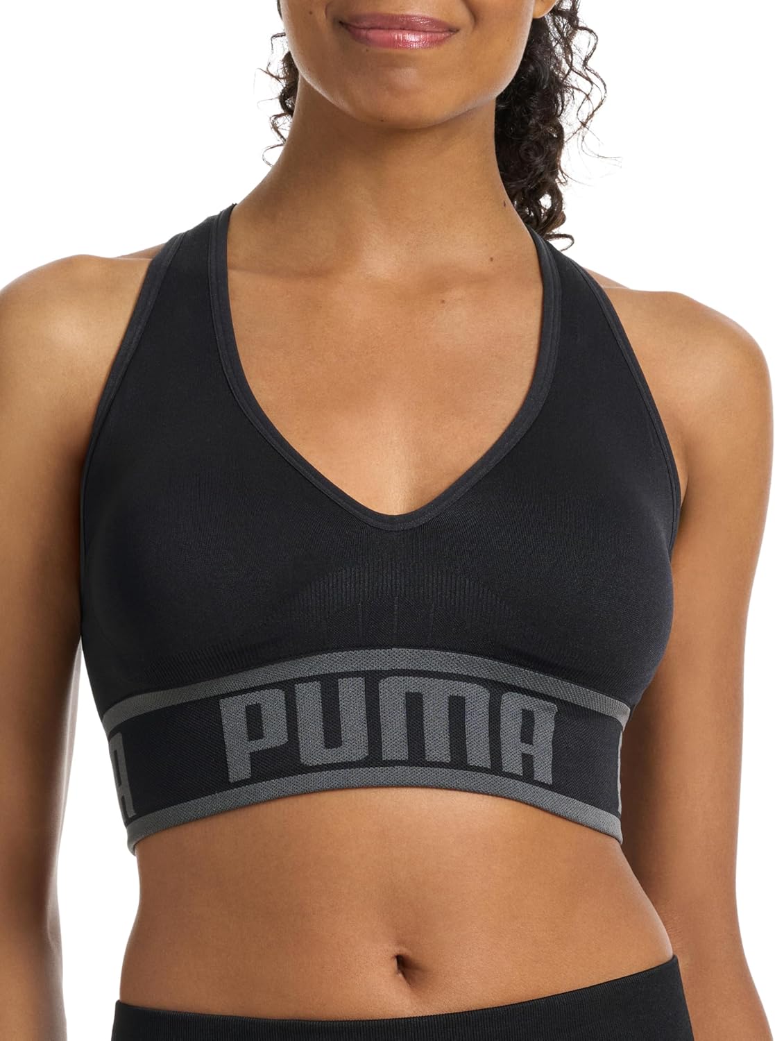 PUMA Women's 2 Pack Seamless Sports Bra for Ultimate Comfort