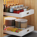 2 Pack Pull Out Drawers for Cabinets 10in Wide - Smooth Slide