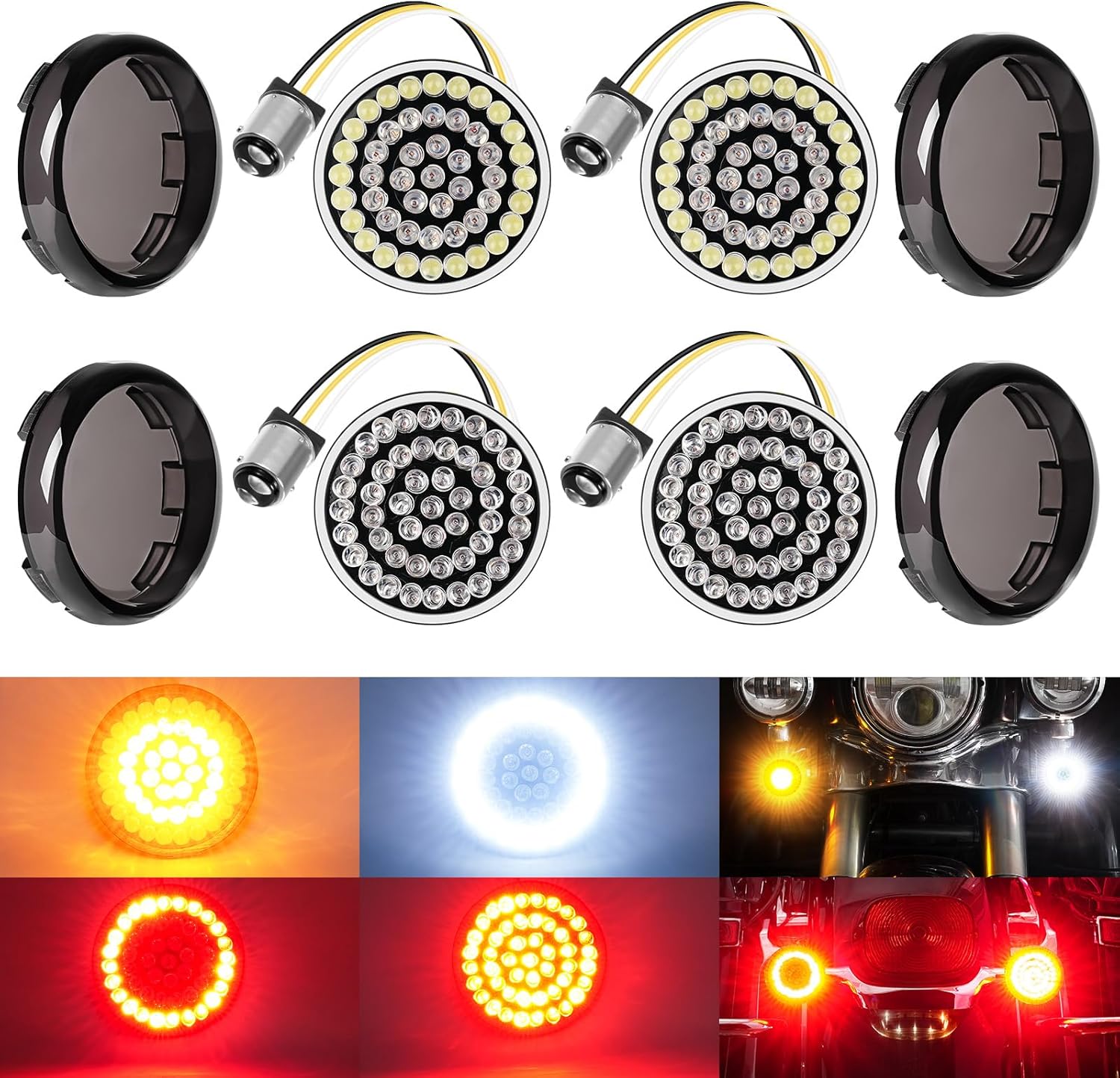Benlari 1157 LED Turn Signals for Harley Davidson Motorcycles