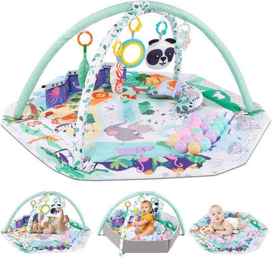8-in-1 Baby Gym Mat: Sensory Development Essential