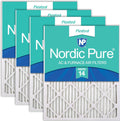 Nordic Pure 16x20x1 Pleated MERV 14 Air Filters 4 Pack - High