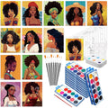 Ctosree Pre Drawn Canvas Painting Kit for Sip and Paint Activities