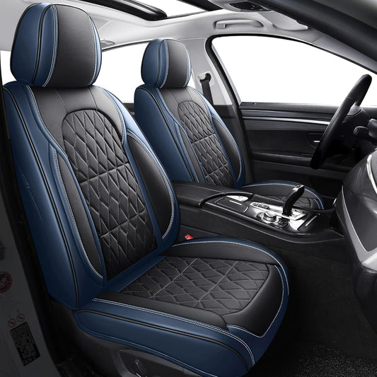 Aierxuan Luxury Seat Covers Full Set Waterproof Leather Universal Fit