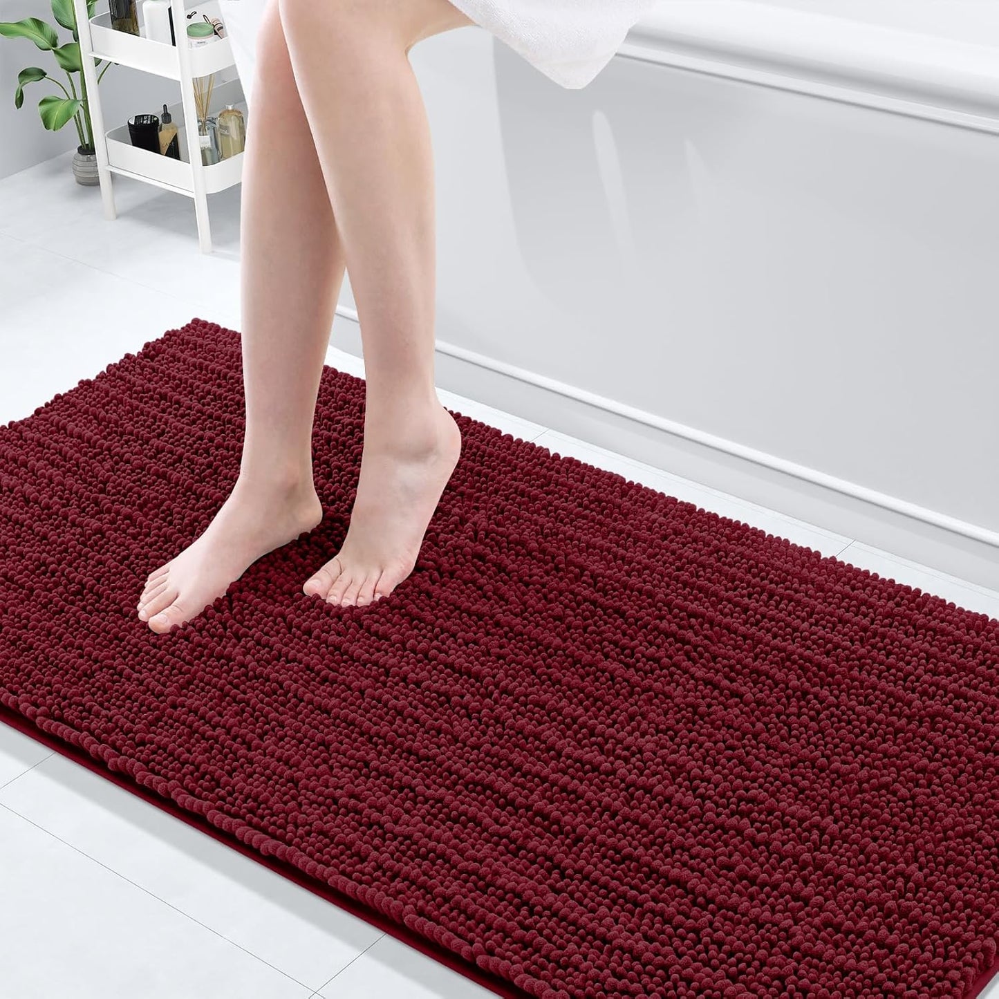 Arotive Luxury Chenille Bathroom Rug Mat for Comfort and Style