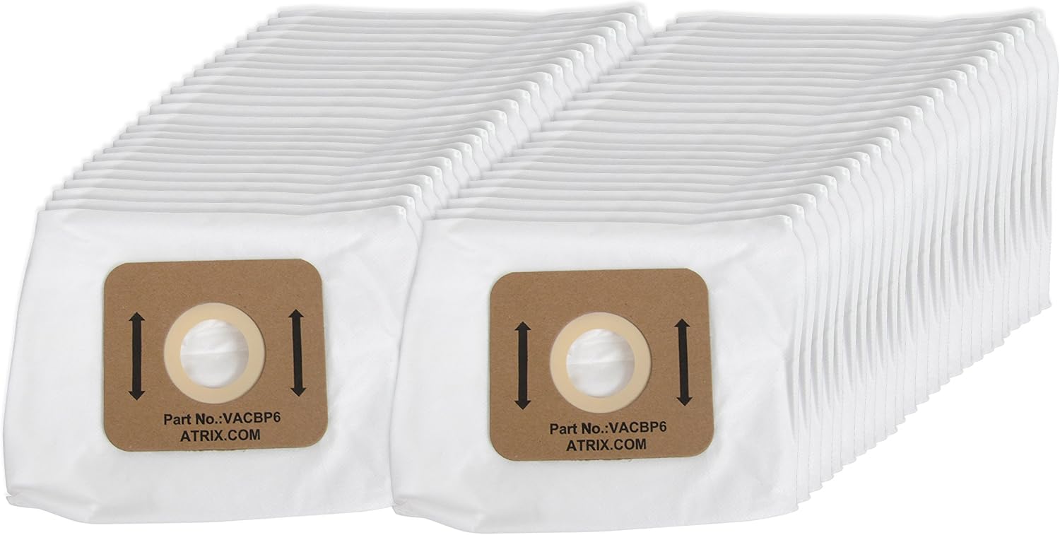 Atrix VACBP6-50 HEPA Filters for Backpack Vacuum, 50-Pack
