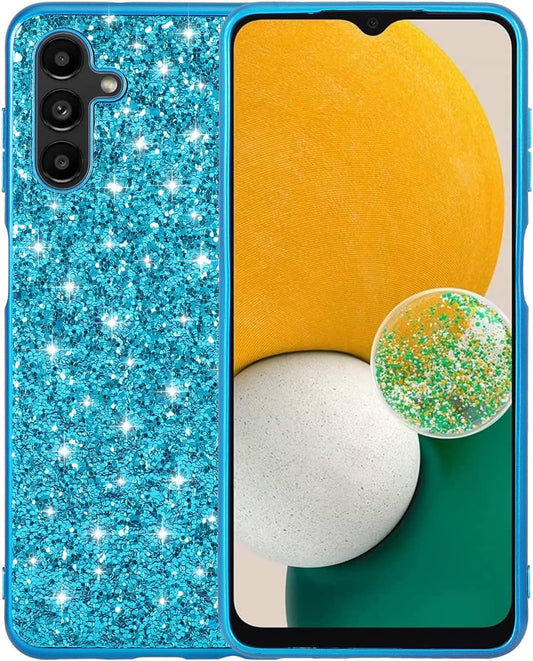 Bling Rhinestone Bark A14 Phone Case - Sparkle in Style! - Blue