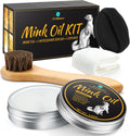 4-in-1 Mink Oil Leather Conditioner and Cleaner 3.5 oz - Waterproof