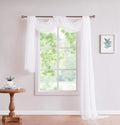 White Window Scarf Valance 360 in - Sheer Draping for Weddings & Rooms