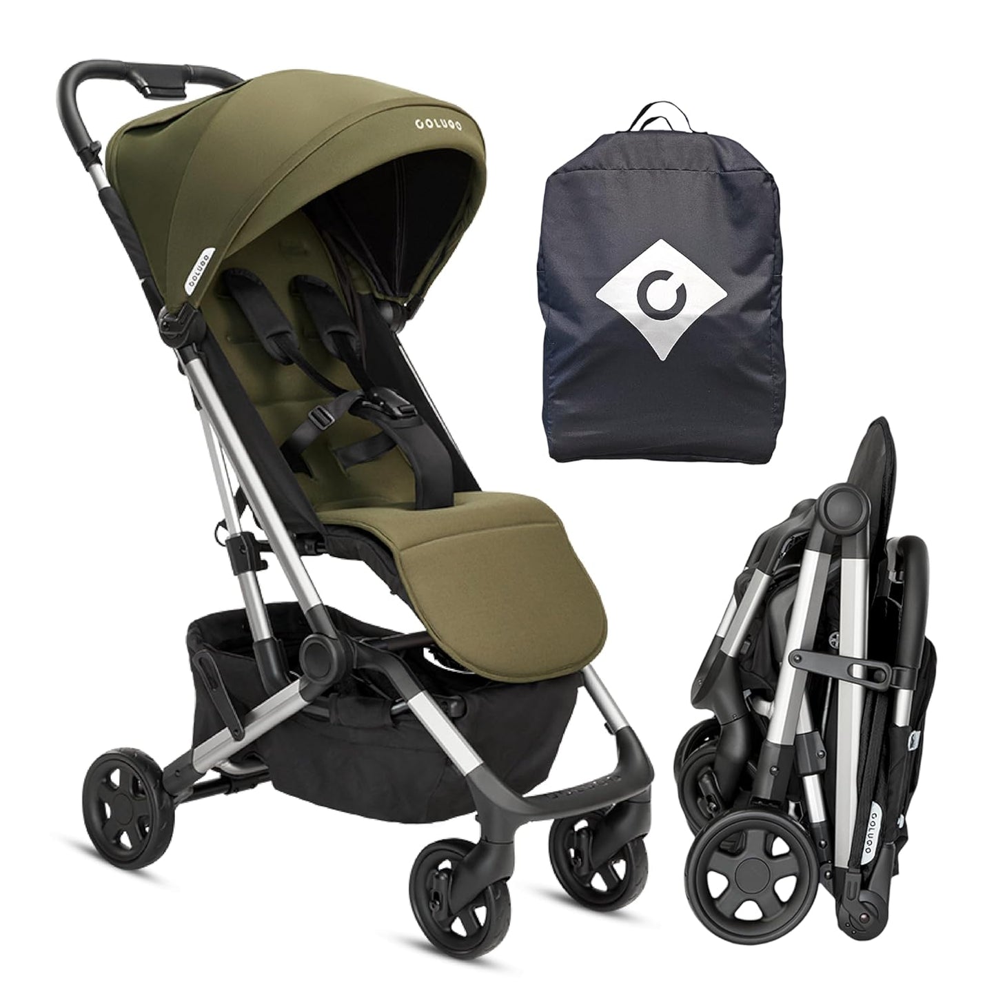 Colugo Compact Stroller - Lightweight Travel Stroller with Rain Cover