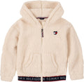 Tommy Hilfiger Girl's Full-zip Fleece Hoodie Sweatshirt - Cozy