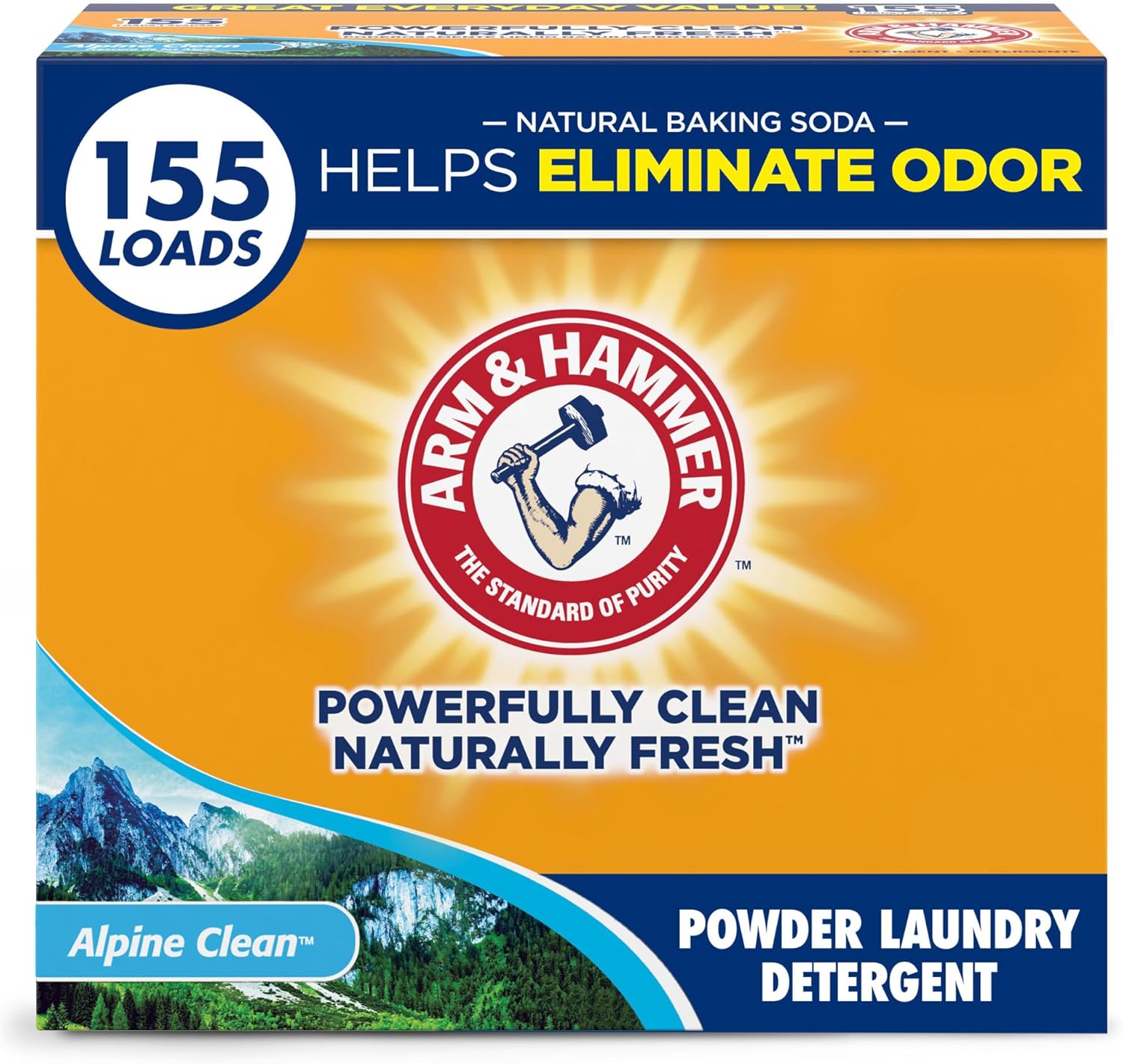 Arm & Hammer Alpine Clean Detergent - 155 Loads