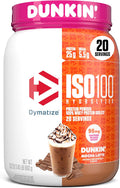Dymatize x Dunkin' Mocha Latte ISO100 Whey Protein Powder - Energizing