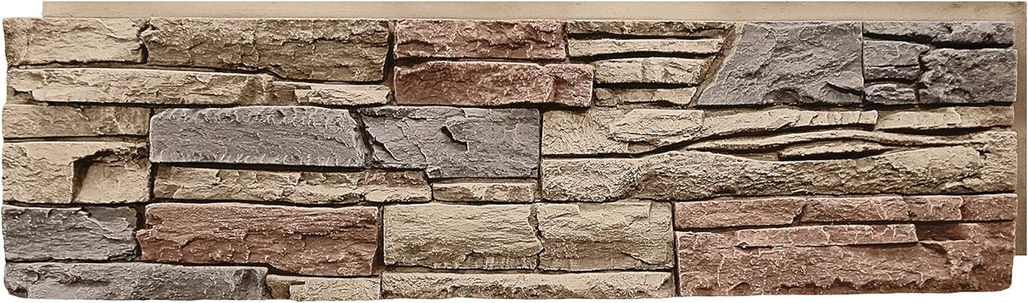 GenStone Faux Stacked Stone Panels for DIY Home Improvement