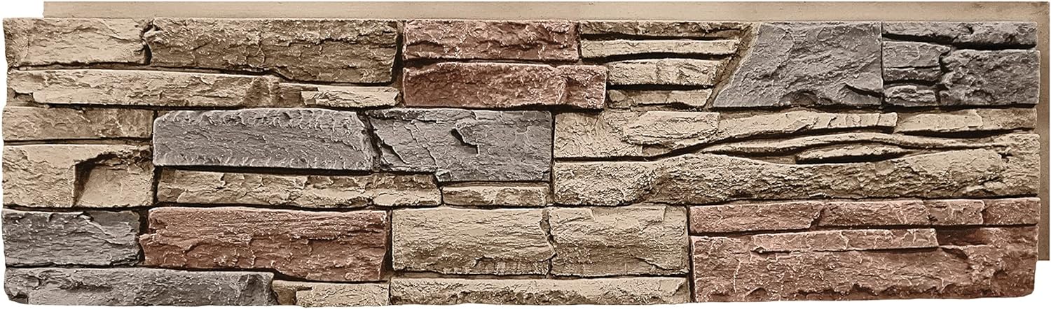 GenStone Faux Stacked Stone Panels for DIY Home Improvement