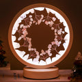 Runyangshi Crystal Night Lamp Natural Rose Quartz Small Tree - Ambient
