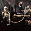 84in/7ft Mermaid Halloween Life Size Skeleton Pose-N-Stay - Festive