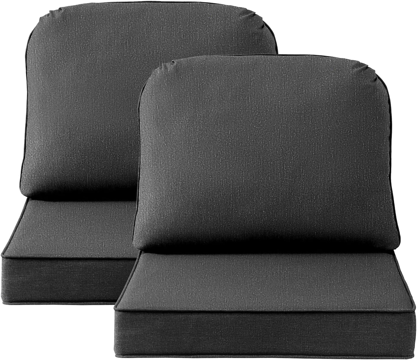 Outdoor Cushions for Patio Furniture Set of 2, Water Repellent