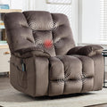 41 Wide Overstuffed Recliner with Massage & Heat