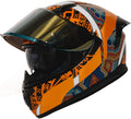 HAX OBSIDIAN Full Face Dual Visor Motorcycle Helmet - DOT Ready