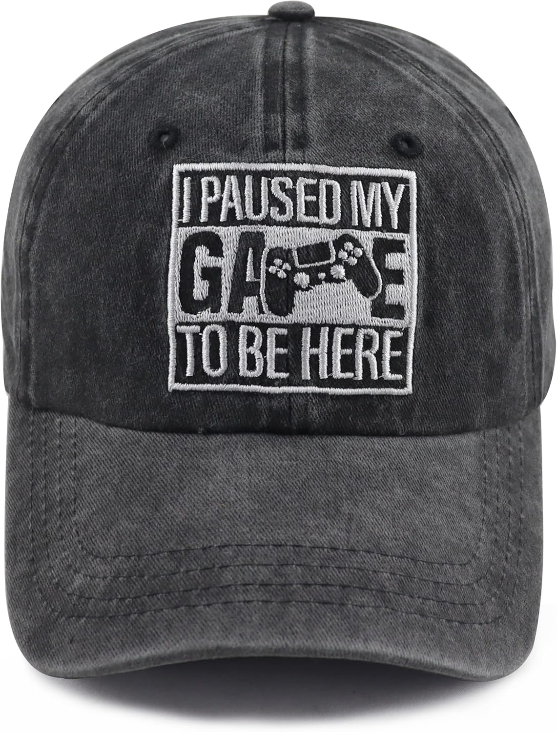 Adjustable Gaming Cap - Pause Game Fun