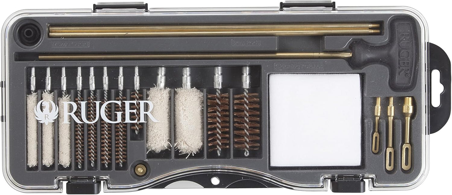Ruger Gun Cleaning Kit with Case for Handguns and Rifles