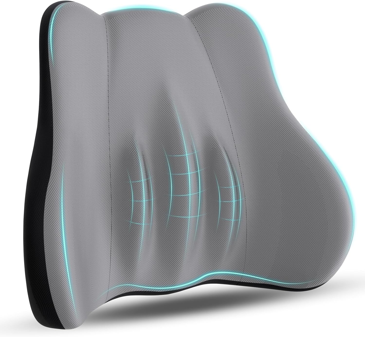 Memory Foam Lumbar Support Pillow for Back Pain Relief