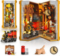 Magic Train Station Book Nook Building Set - 1300 PCS DIY Bookend