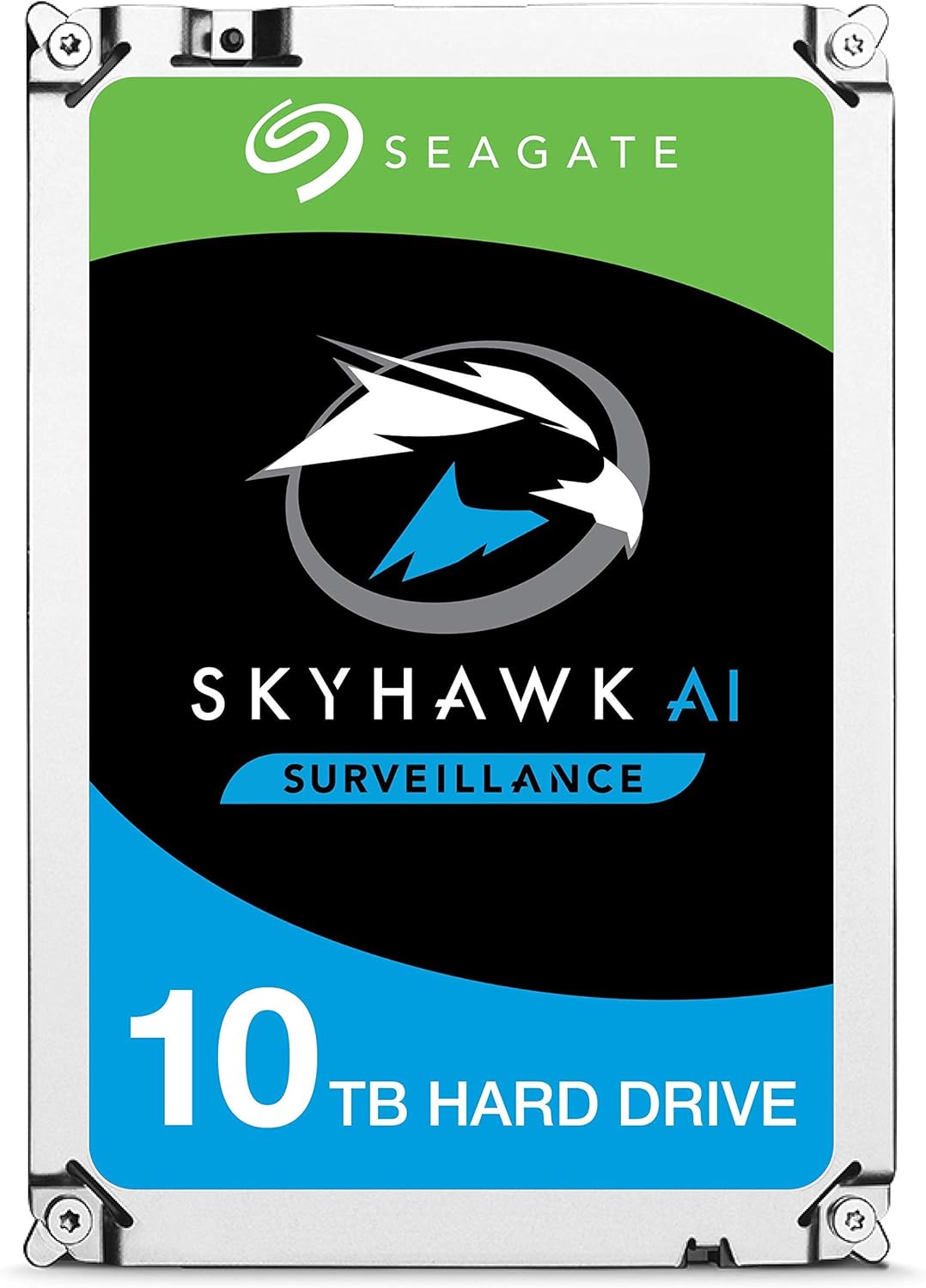 Seagate Skyhawk AI 10TB Surveillance HDD - Enhanced Security Storage
